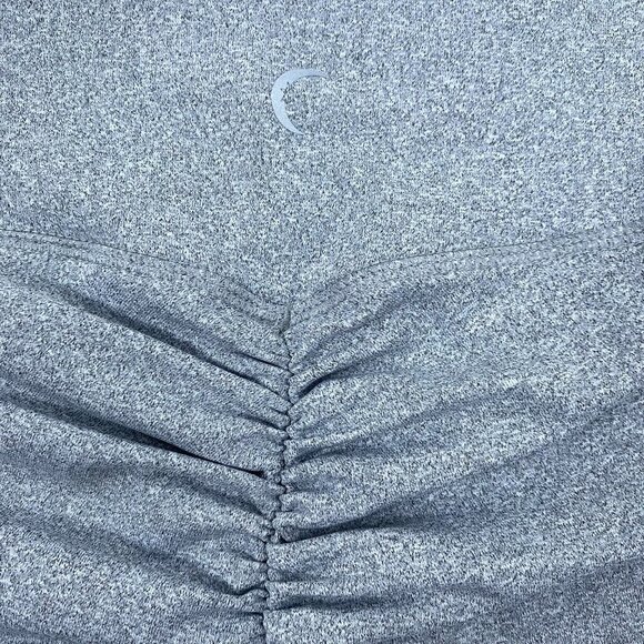 Zyia Active Booty Shorts Scrunch Gray Athletic Nylon Blend‎ Women's Large - Picture 6 of 7